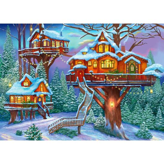 Alipson Baumhaus im Winter Puzzle 500 Teile Alipson Baumhaus im Winter Puzzle 500 Teile