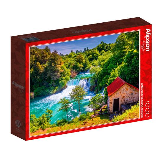 Alipson Krka Wasserfälle, Kroatien 1000 Teile Puzzle Alipson Krka Wasserfälle, Kroatien 1000 Teile Puzzle