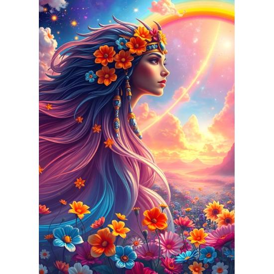 Puzzle Alipson Regenbogenmädchen 500 Teile