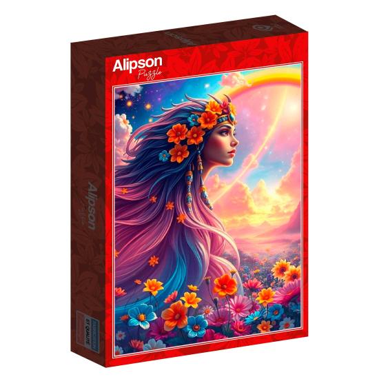 Puzzle Alipson Regenbogenmädchen 500 Teile