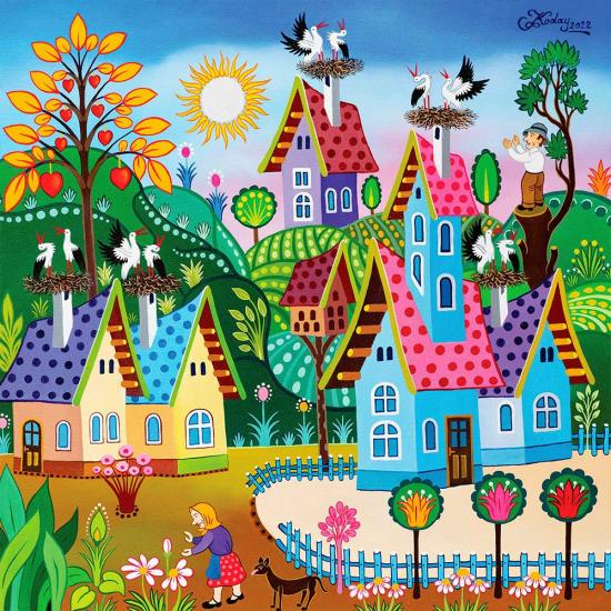 Puzzle Alipson Störchen Auftreiben 1000 Teile Puzzle Alipson Störchen Auftreiben 1000 Teile