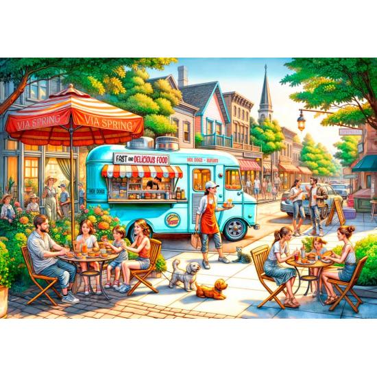 Puzzle Alipson Schnelles Und Leckeres Essen 1000 Teile