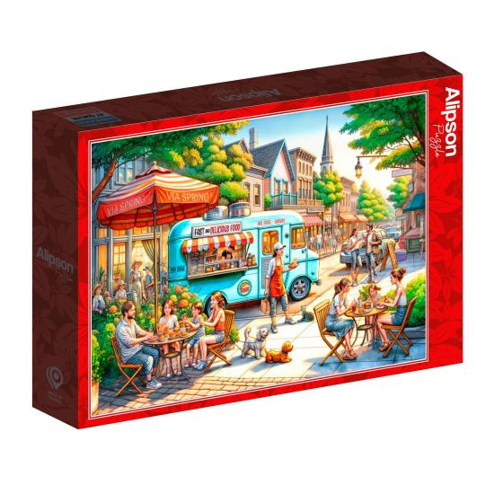 Puzzle Alipson Schnelles Und Leckeres Essen 1000 Teile
