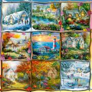 Alipson Puzzle-Zusammensetzung der 9 Jahreszeiten mit 1000 Teile