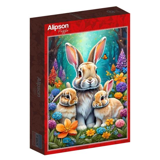 Puzzle Alipson Frühlingshasen 1000 Teile