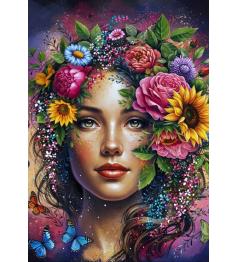 Puzzle Alipson Blühende Dame 1000 Teile