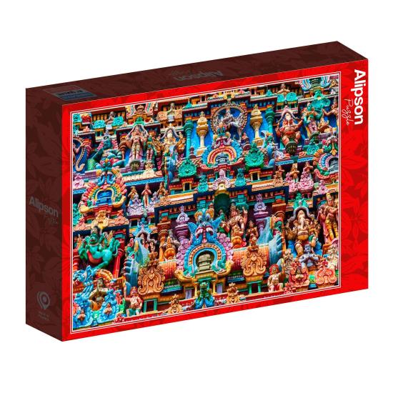 Puzzle Alipson Hindu-Tempeldekoration 1000 Teile