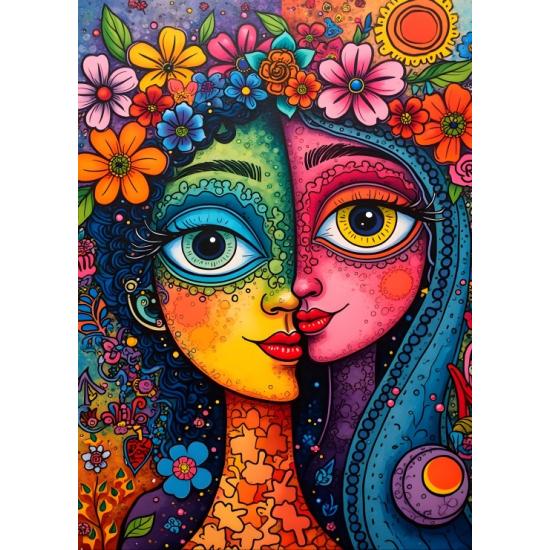 Puzzle Alipson Buntes Duo 1500 Teile