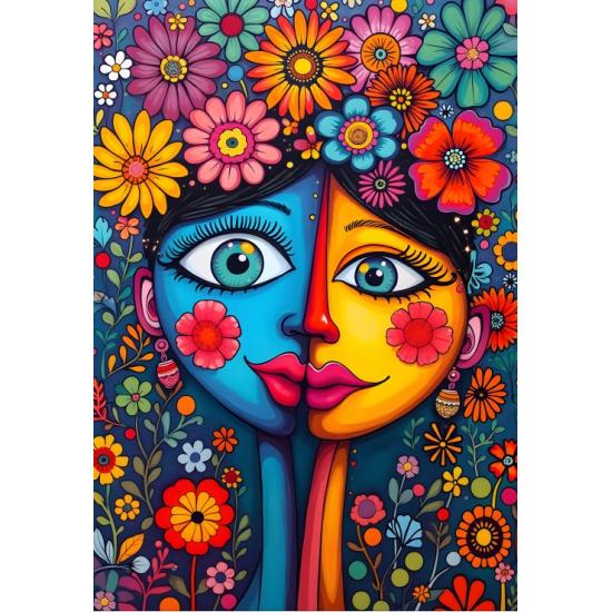 Puzzle Alipson Blumenduo 1000 Teile