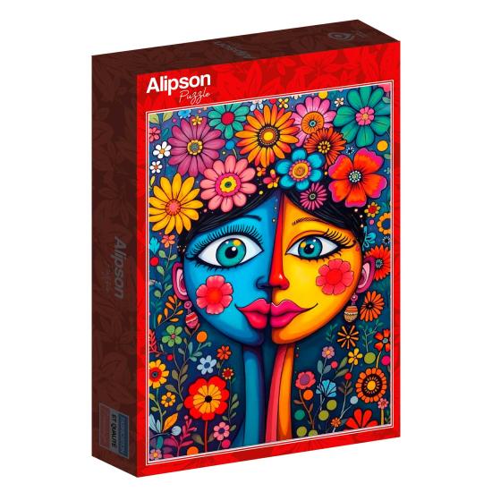 Puzzle Alipson Blumenduo 1000 Teile