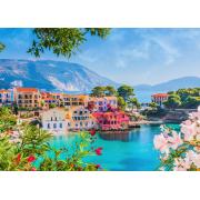 Puzzle Alipson Buntes Dorf Assos, Griechenland 500 Teile