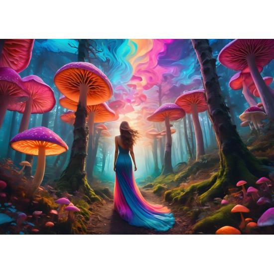 Puzzle Alipson Wald-Fantasie 500 Teile