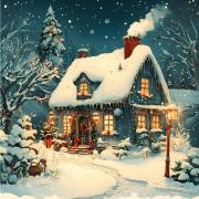 Puzzle Alipson Frohe Weihnachten 1000 Teile