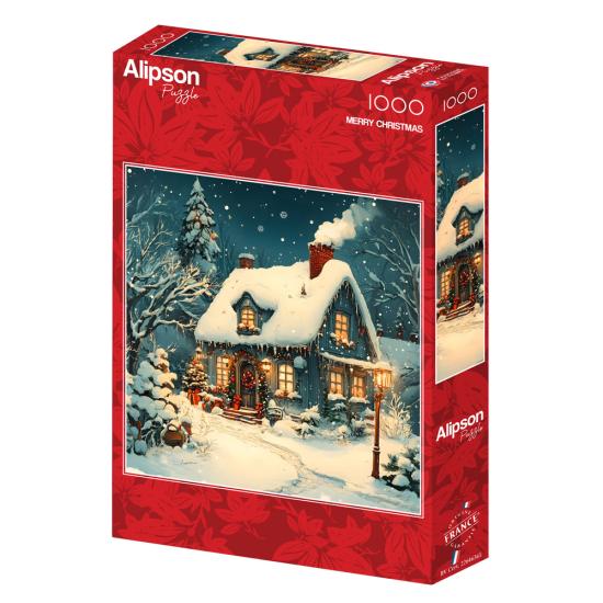 Puzzle Alipson Frohe Weihnachten 1000 Teile
