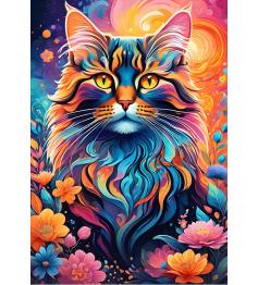 Puzzle Alipson Bunte Katze 1000 Teile
