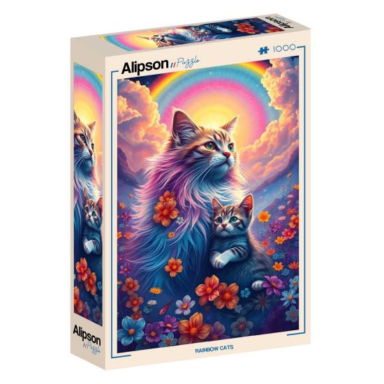 Alipson Regenbogenkatzen 1000-Teile-Puzzle
