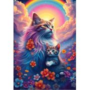Alipson Regenbogenkatzen 1000-Teile-Puzzle