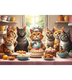 Puzzle Alipson Gebäckkatzen 1000 Teile