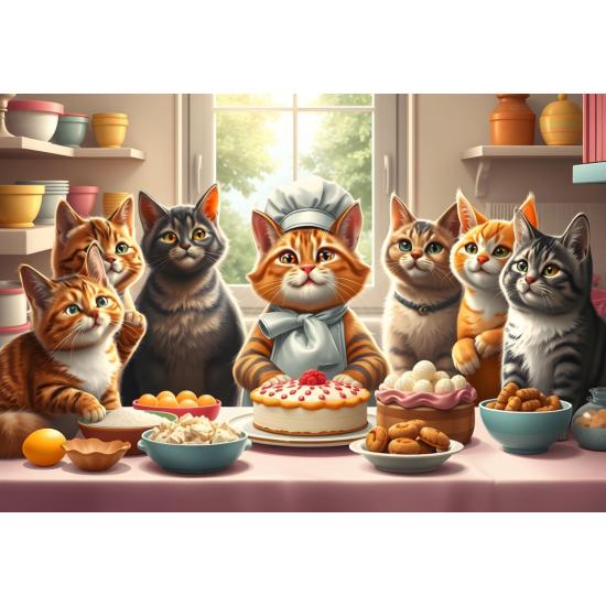 Puzzle Alipson Gebäckkatzen 1000 Teile