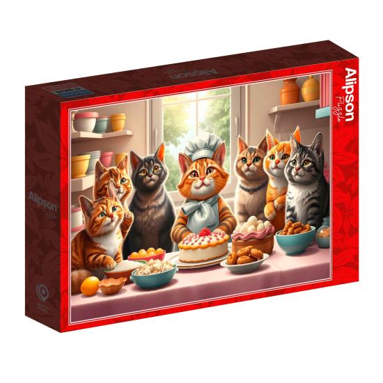 Puzzle Alipson Gebäckkatzen 1000 Teile