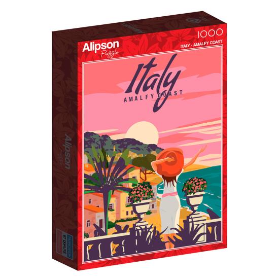 Puzzle Alipson Italien, Amalfiküste 1000 Teile