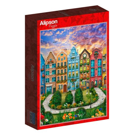 Puzzle Alipson Das Regenbogendorf 1000 Teile