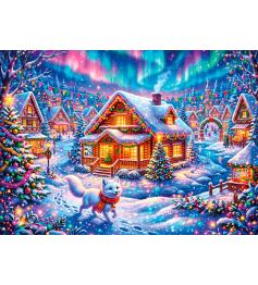 Puzzle Alipson Das Weihnachtshäuschen 500 Teile