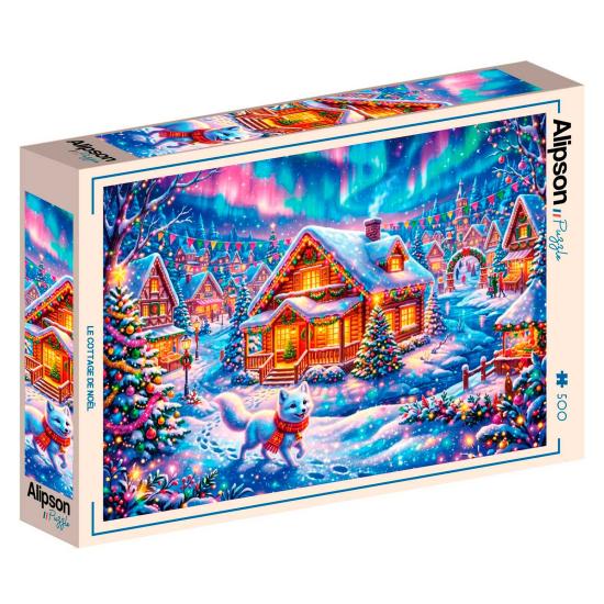 Puzzle Alipson Das Weihnachtshäuschen 500 Teile