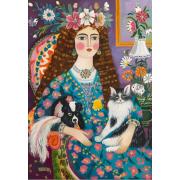 Puzzle Alipson Die Tierdame 1000 Teile