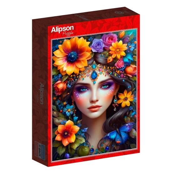 Puzzle Alipson Die Blumenfrau 1000 Teile