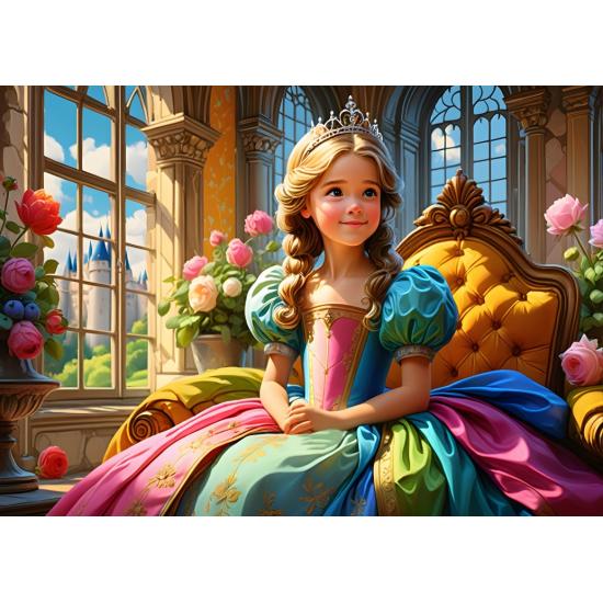 Puzzle Alipson Die Prinzessin auf ihrem Thron 500 Teile Puzzle Alipson Die Prinzessin auf ihrem Thron 500 Teile