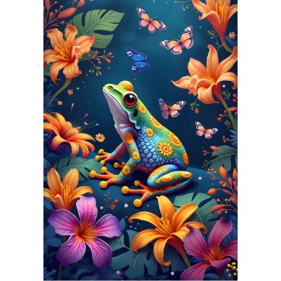 Puzzle Alipson Der Frosch Und Der Schmetterlingsball 1000 Teile Puzzle Alipson Der Frosch Und Der Schmetterlingsball 1000 Teile