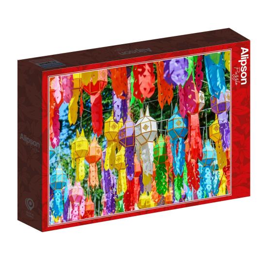 Puzzle Alipson Farbige Laternen 500 Teile