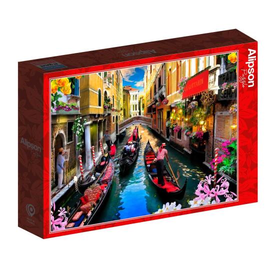 Alipson Puzzle Die Bootsfahrer von Venedig 500 Teile