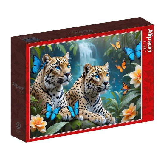 Puzzle Alipson Die Zwei Leoparden 1000 Teile