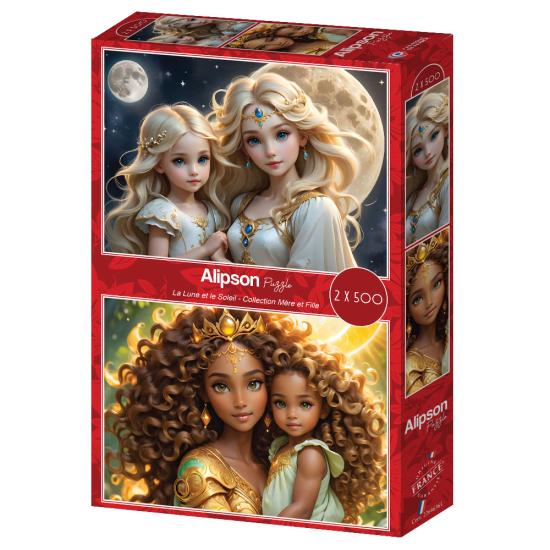 Puzzle Alipson Der Mond und die Sonne 2x500 Teile