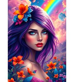 Puzzle Alipson Regenbogenmädchen 500 Teile