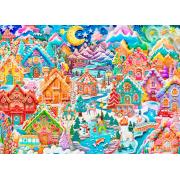 Puzzle Alipson Bunte Cookietown-Nacht 1500 Teile