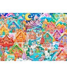 Puzzle Alipson Bunte Cookietown-Nacht 1500 Teile