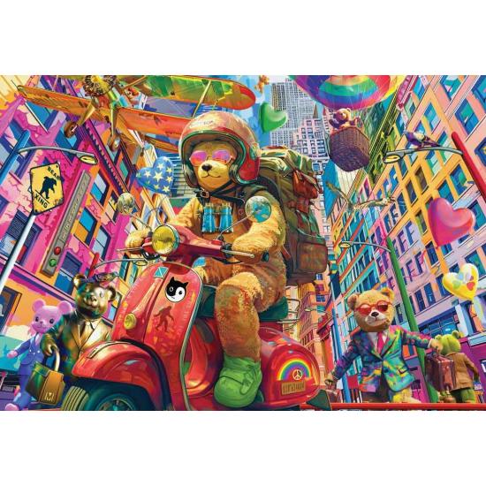 Puzzle Alipson Teddy unterwegs 1000 Teile