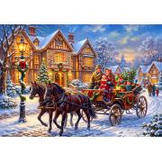 Puzzle Alipson Weihnachtskutschenfahrt 1000 Teile