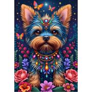 Puzzle Alipson Hund Im Blumenland 1000 Teile