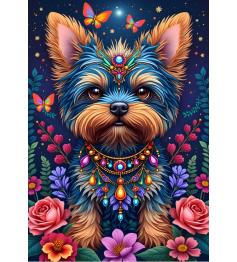 Puzzle Alipson Hund Im Blumenland 1000 Teile