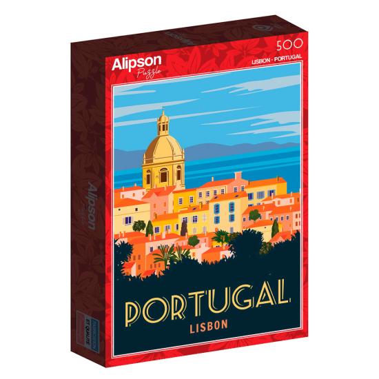 Puzzle Alipson Lissabon , Portugal 500 Teile