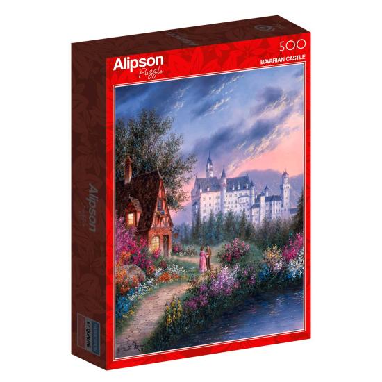 Alipson Bayerisches Schloss-Puzzle 500 Teile Alipson Bayerisches Schloss-Puzzle 500 Teile