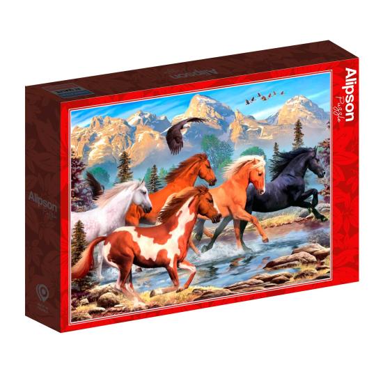 Puzzle Alipson Wild und frei 500 Teile