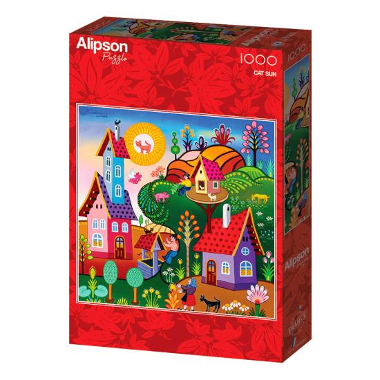 Puzzle Alipson Katzensonne 1000 Teile