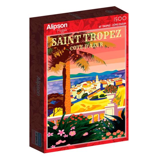 Puzzle Alipson St. Tropez, Côte d'Azur 1500 Teile