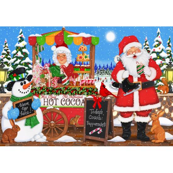 Puzzle Alipson Weihnachtsmanns Süßwarenladen 1000 Teile