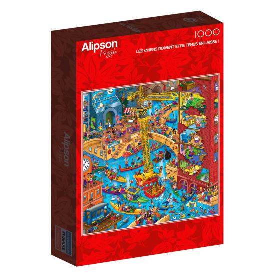 Alipson Puzzle „Alle Hunde sollten an der Leine sein“ mit 1000 T